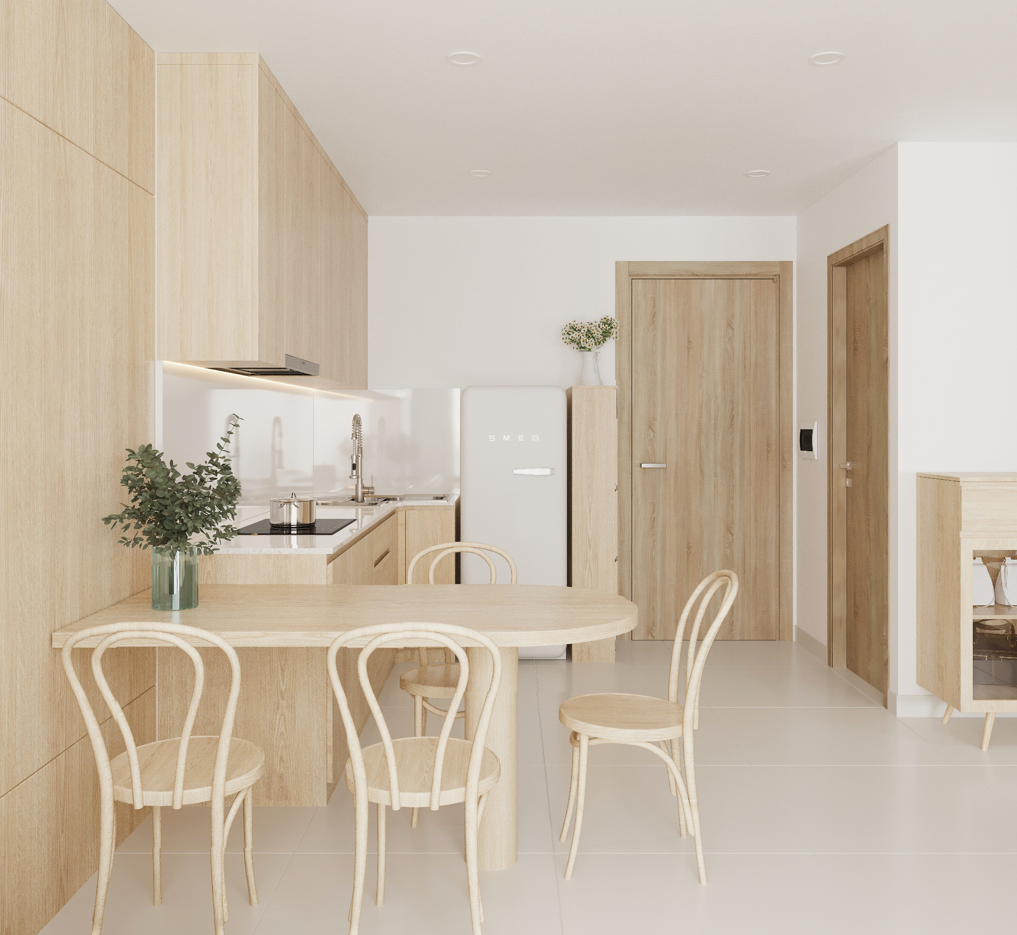 CĂN HỘ VINHOMES GRAND PARK 1 PHÒNG NGỦ - Lupo Design