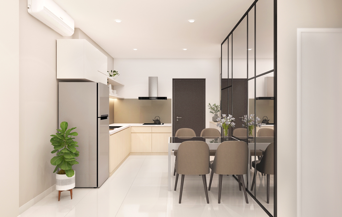 Mẫu thiết kế nội thất căn hộ chung cư 70m2 hiện đại và đẹp năm 2023