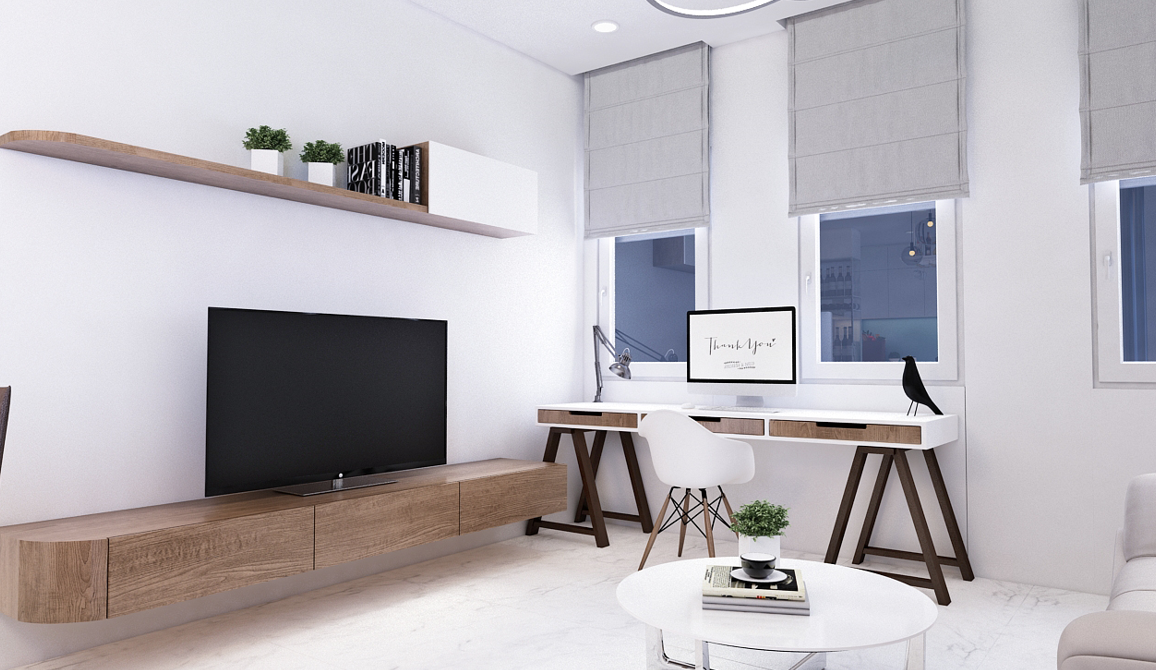 Thiết kế nội thất căn hộ chung cư 45m2 đẹp, hiện đại năm 2023