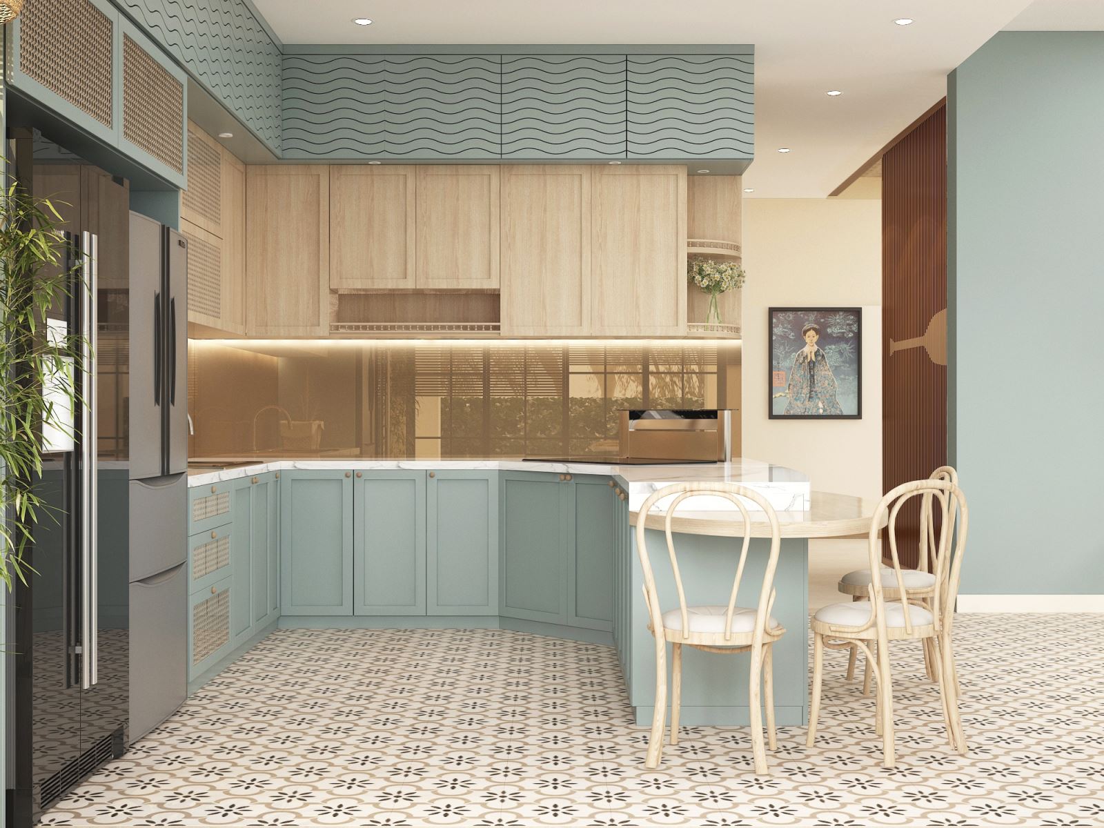 Thiết kế nội thất biệt thự Anh Nhân