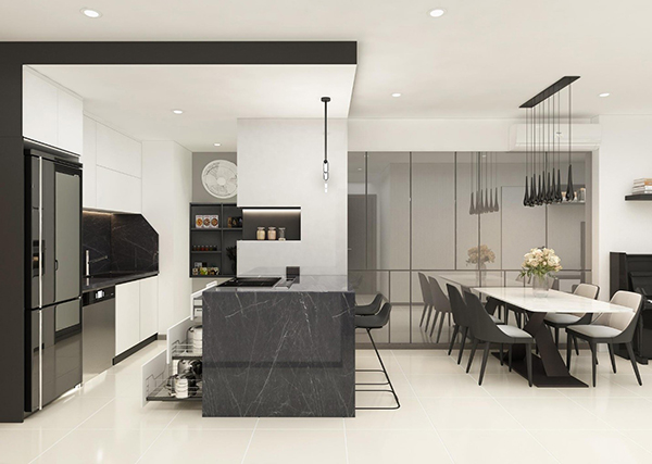 Các mẫu thiết kế nội thất chung cư đẹp 2023 từ lupo design Mau28