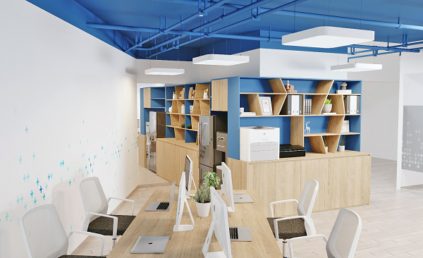 ý tưởng thiết kế văn phòng không gian mở