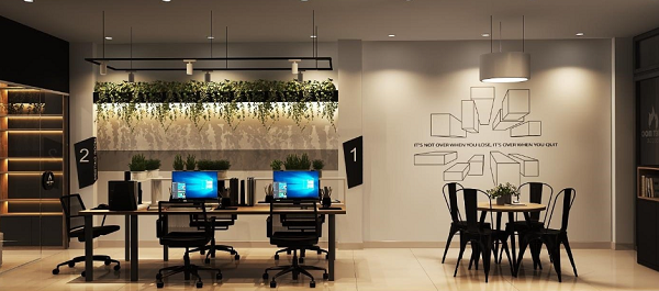 thiết kế văn phòng không gian mở