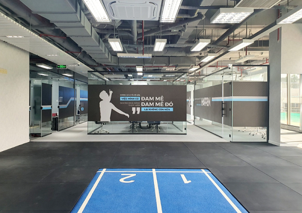 thi công thiết kế nội thất văn phòng IRC Sài Gòn